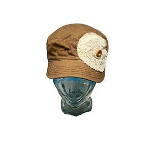 DPC Dorfman Pacific Co. Tan Army Lieutenants Cap